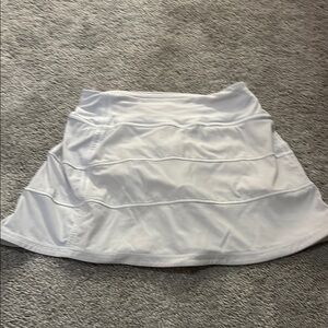 White lululemon tennis skirt size 0